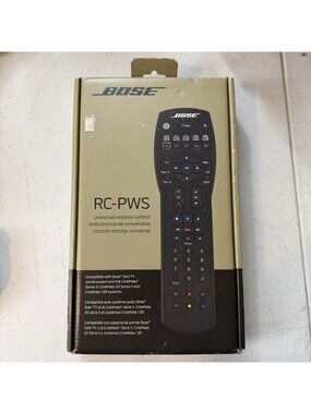 Bose Solo TV Sound System & CineMate Series II Universal Remote Control RC-PWS